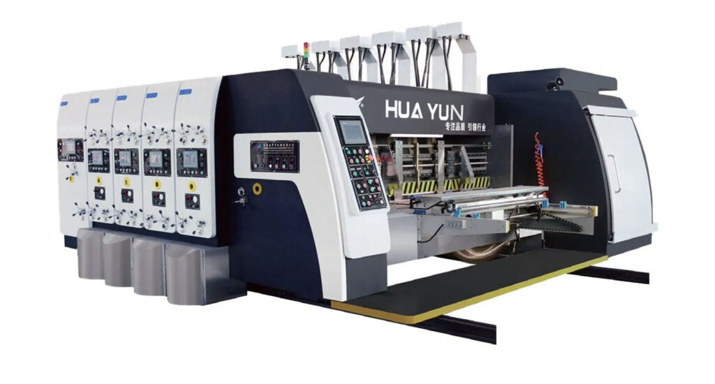 High-speed printing slotting and die-cutting machine